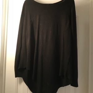 New York and Company Black Asymmetrical Sweater